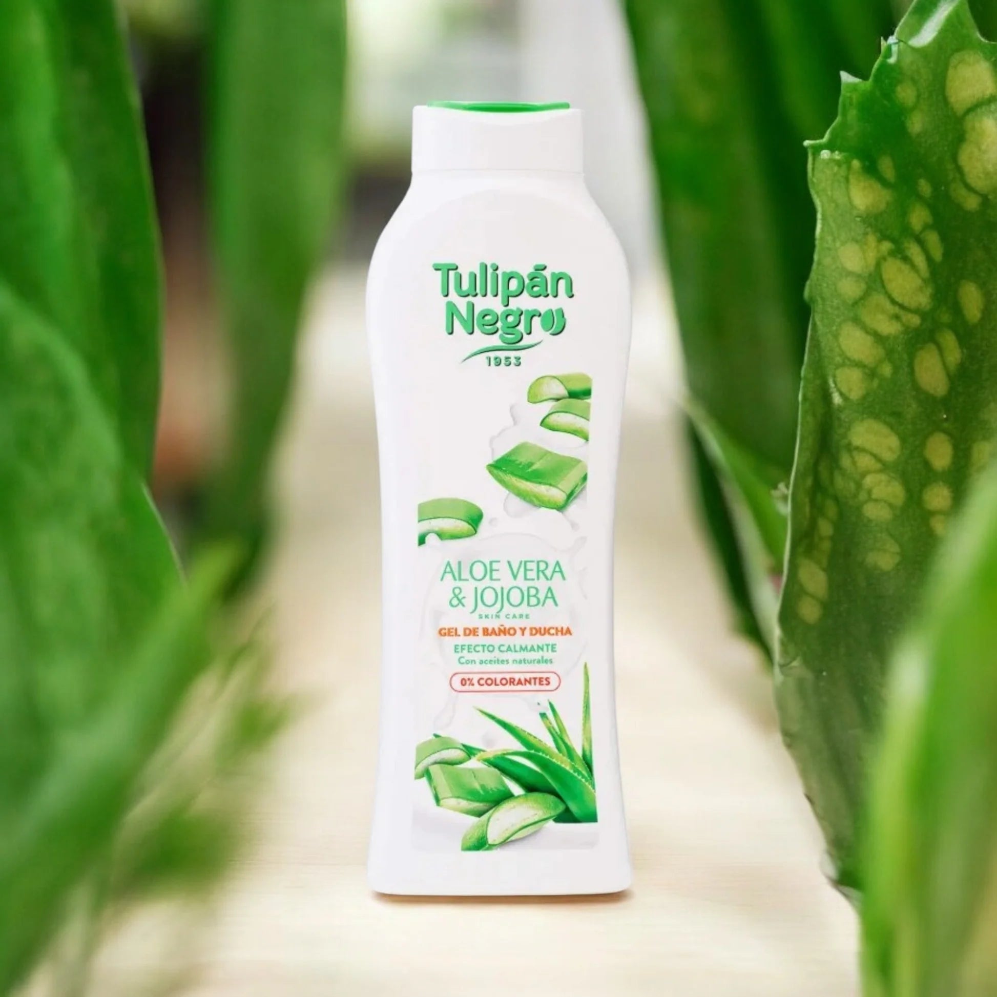 Gel douche Aloe vera et jojoba - Tulipan Negro - 650 ml
