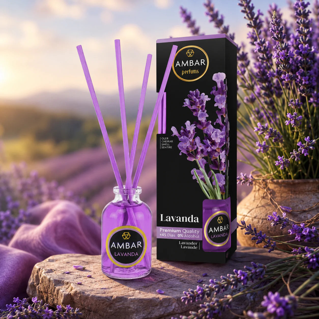 Diffuseur lavande - Ambar - 30 ml