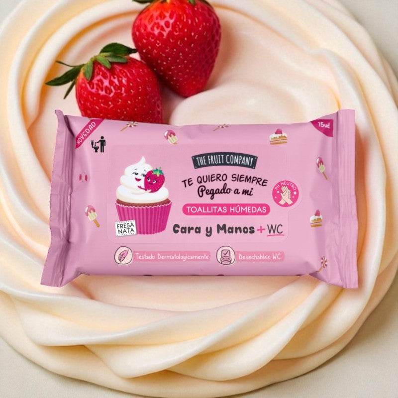 Lingette multi usage - fraise chantilly - The Fruit Company