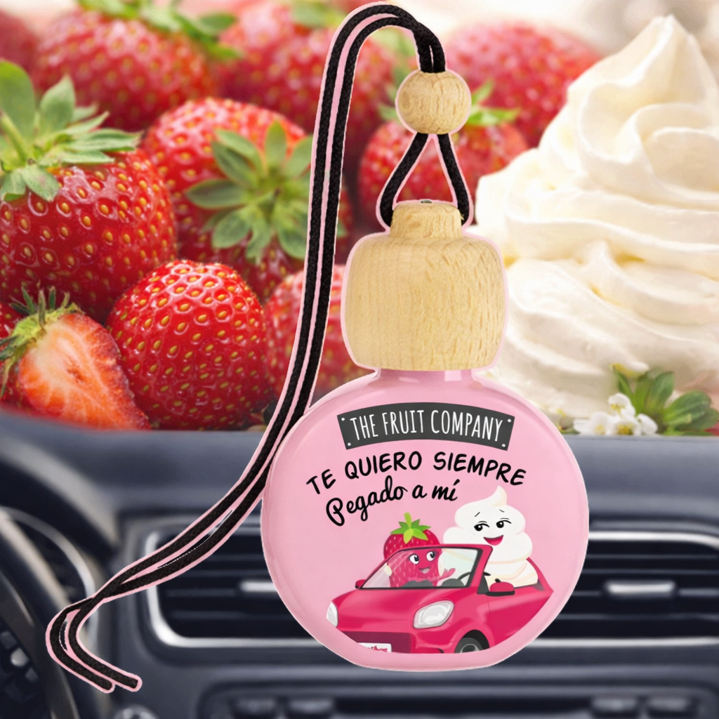 Diffuseur voiture - The Fruit Company - Fraise chantilly